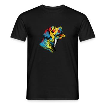 Awesome Cane Corso Geschenk Italienisches Mastiff Design - Männer T-Shirt - Schwarz - Vorne - AI Model Male 178 light (178cm)