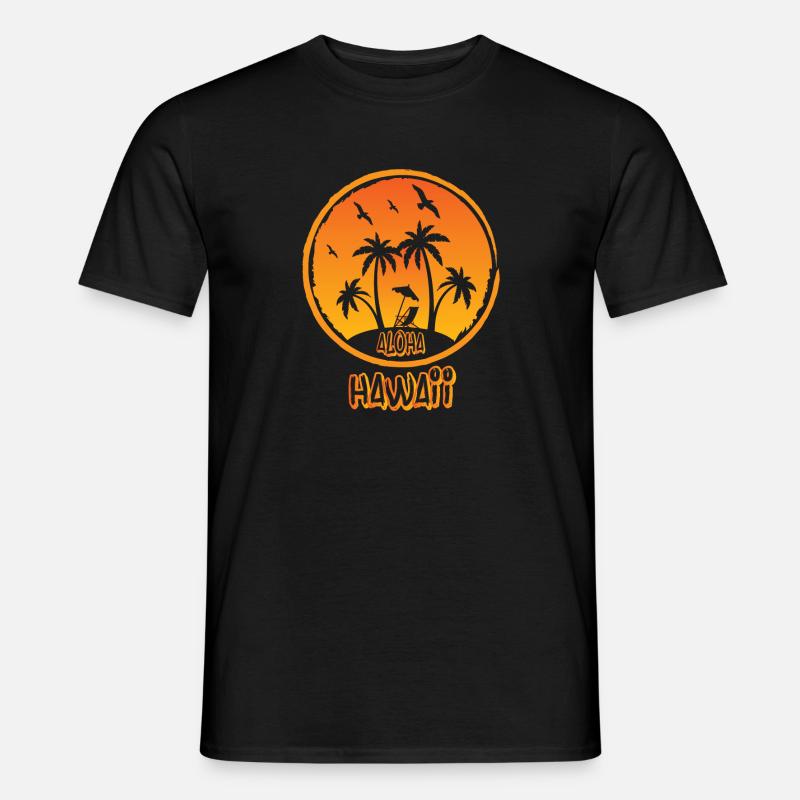 Strand Sommer Sonne Geschenk Geschenkidee - Männer T-Shirt - Schwarz
