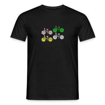 Tour France Cycling Bicycle Bike Gift - Men's T-Shirt - black - Front - AI Model Male 178 light (178cm)