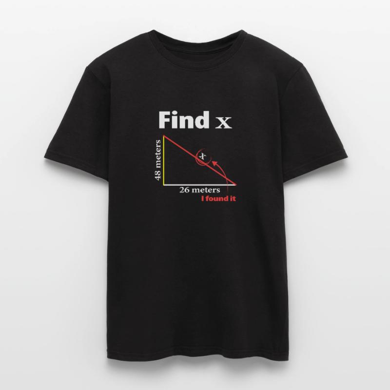 Pythagoras Triangle Mathematiker oder Mathe-Lehrer Männer T-Shirt