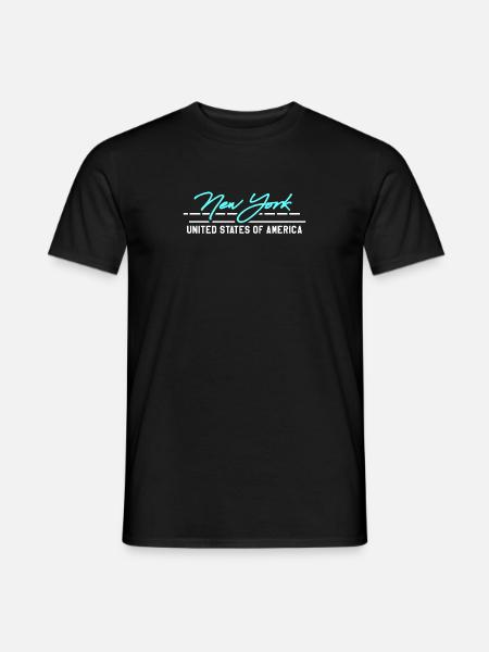 New York, New York - T-shirt homme - noir