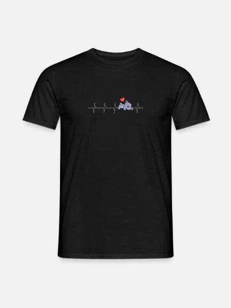 Battement de coeur d'un koala - T-shirt homme - noir