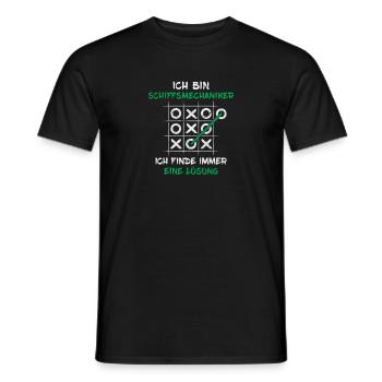 Schiffsmechaniker - Männer T-Shirt - Schwarz - Vorne - AI Model Male 178 light (178cm)