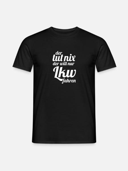 Trucker - Männer T-Shirt - Schwarz
