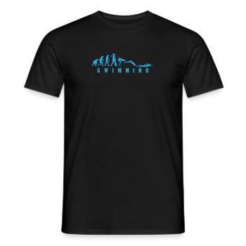 Schwimmgeschenk Produkt Swim Coach Swim Team - Männer T-Shirt - Schwarz - Vorne - AI Model Male 178 light (178cm)