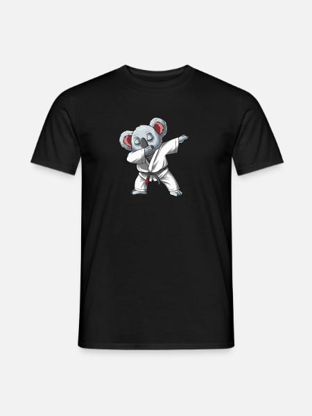 Dabbing Koala Bear in the Gi - Funny Koala - Mænd T-shirt - sort