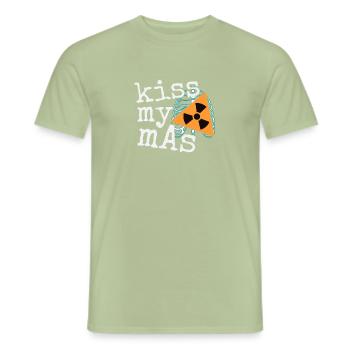 Graphique de radiologie d'exposition - T-shirt homme - vert sauge - Devant - AI Model Male 178 light (178cm)