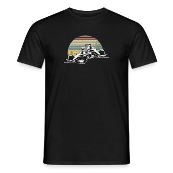 Formula Racing Fan design, Great Gift for Speed - Men's T-Shirt - black - Front - AI Model Male 178 light (178cm)