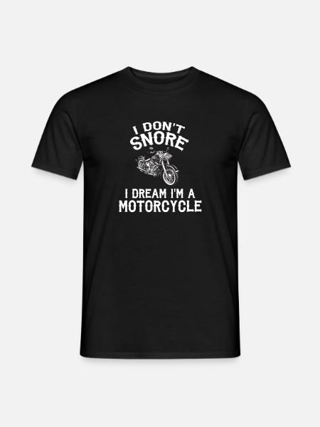 Biker bike biker motorcycle chopper motorcycle - Men's T-Shirt - black