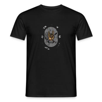 Heavy Metal Spruch - Männer T-Shirt - Schwarz - Vorne - AI Model Male 178 light (178cm)