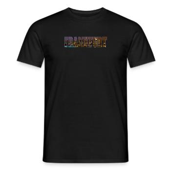 Francfort-sur-le-Main Horizon - T-shirt homme - noir - Devant - AI Model Male 178 light (178cm)