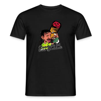 Cannabis ist kein Brokkoli | Kiffer Weed THC - Männer T-Shirt - Schwarz - Vorne - AI Model Male 178 light (178cm)