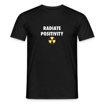 Radiologist radiation positivity Radiologist gift R - Men's T-Shirt - black - Front - AI Model Male 178 light (178cm)