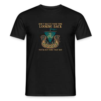 Wikinger Germanen Runen Nordische Mythologie Odin - Männer T-Shirt - Schwarz - Vorne - AI Model Male 178 light (178cm)