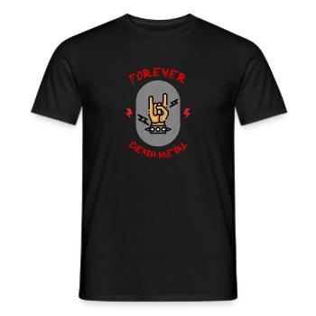Pour toujours Death Metal - T-shirt homme - noir - Devant - AI Model Male 178 light (178cm)
