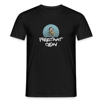 FREISTAAT OIDA Bayern Munich München bayrisch - Männer T-Shirt - Schwarz - Vorne - AI Model Male 178 light (178cm)