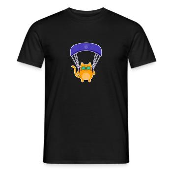 Gleitschirm Paragliding Geschenk Pilot Paraglider - Männer T-Shirt - Schwarz - Vorne - AI Model Male 178 light (178cm)