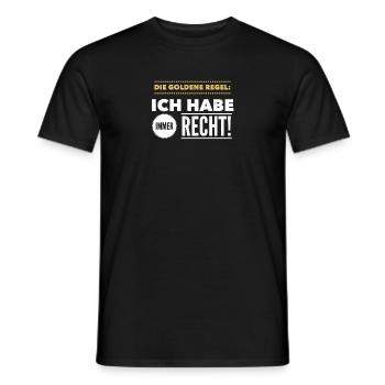 Besserwisser & Lustige Sprüche - Männer T-Shirt - Schwarz - Vorne - AI Model Male 178 light (178cm)