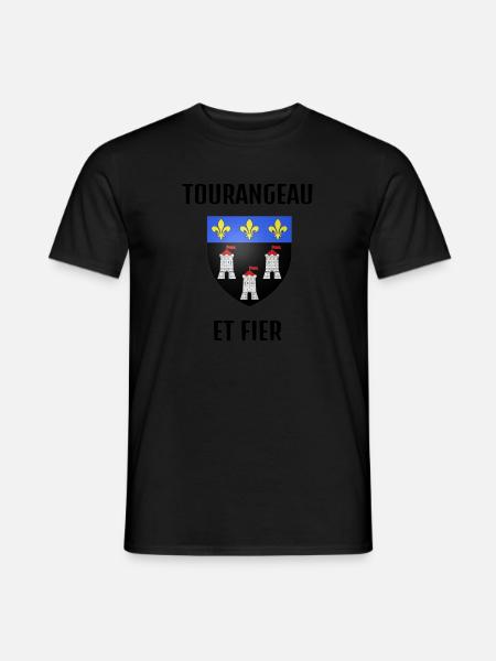 TOURANGEAU ET FIER - T-shirt homme - noir