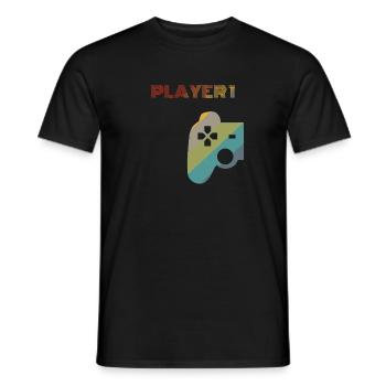 Nerd gamer ne pas niveler le jeu geek gamen femme homme - T-shirt homme - noir - Devant - AI Model Male 178 light (178cm)