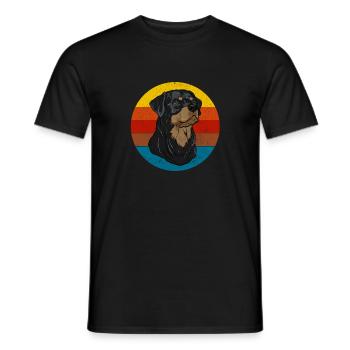 rottweiler - T-shirt homme - noir - Devant - AI Model Male 178 light (178cm)