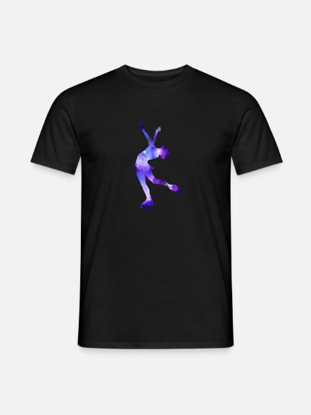 Figure skating gift figure skater girl - Men's T-Shirt - black