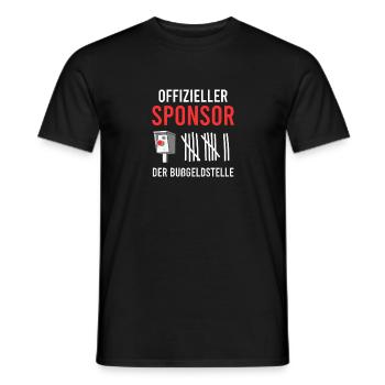 Autotuning Radarkontrolle Auto Sponsor - Männer T-Shirt - Schwarz - Vorne - AI Model Male 178 light (178cm)