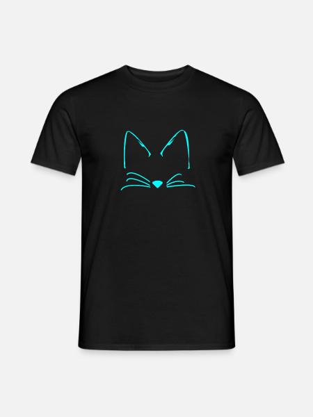 Chats chat mignon - T-shirt homme - noir