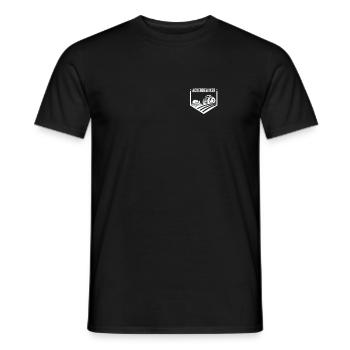 Landwirt Farm Bauernkind Taschendruck Ackerdemiker - Männer T-Shirt - Schwarz - Vorne - AI Model Male 178 light (178cm)