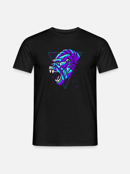 Gorilla robot - Men's T-Shirt - black