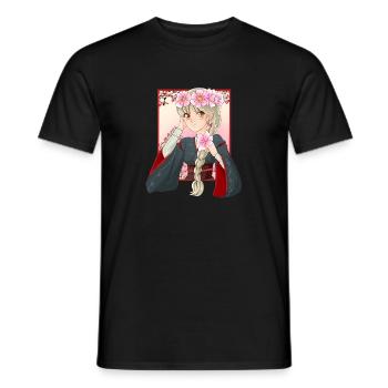 Esthétique Japonaise Anime Girl I Otaku I Manga Kawa - T-shirt homme - noir - Devant - AI Model Male 178 light (178cm)
