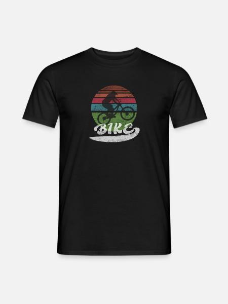 Bike Mountain Bike MTB Jersey Downhill Vintage - Men's T-Shirt - black