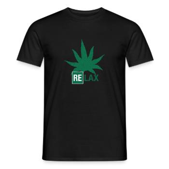 RELAX AND CHILL GIFT - Men's T-Shirt - black - Front - AI Model Male 178 light (178cm)