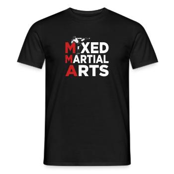 Mixed martial arts - Men's T-Shirt - black - Front - AI Model Male 178 light (178cm)