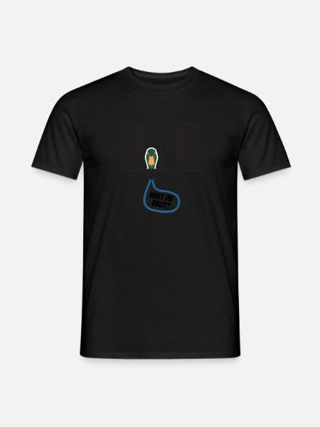 Hast du Brot? - Männer T-Shirt - Schwarz