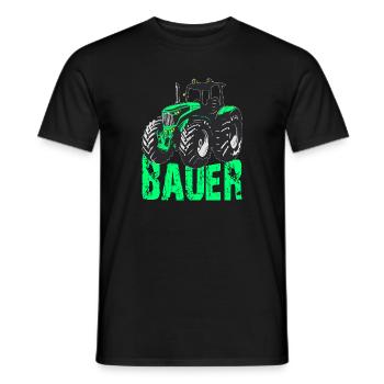 Bauer - Männer T-Shirt - Schwarz - Vorne - AI Model Male 178 light (178cm)