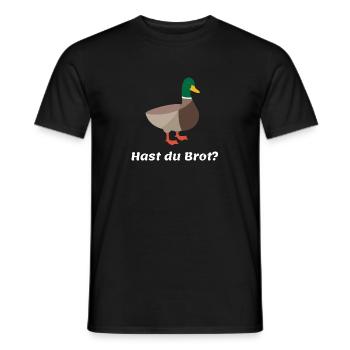 Hast du Brot? - Männer T-Shirt - Schwarz - Vorne - AI Model Male 178 light (178cm)