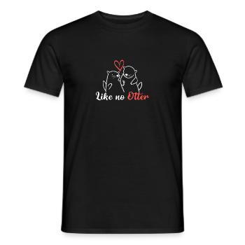 Like No Otter - Männer T-Shirt - Schwarz - Vorne - AI Model Male 178 light (178cm)