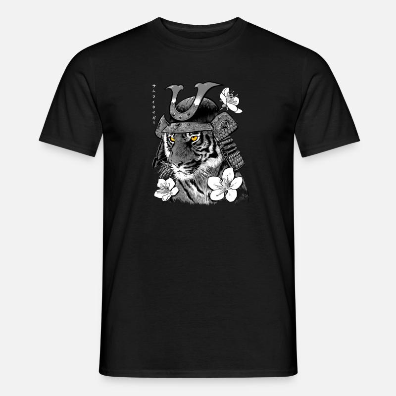 Samurai Tiger - Men’s T-shirt - black
