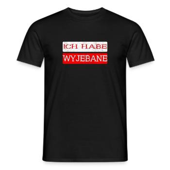 Polen Spruch - Ich habe Wyjebane Polska - Männer T-Shirt - Schwarz - Vorne - AI Model Male 178 light (178cm)