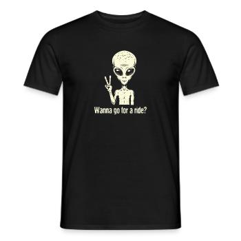 Area Roswell Ufo Geschenk Außerirdischer Alien - Männer T-Shirt - Schwarz - Vorne - AI Model Male 178 light (178cm)