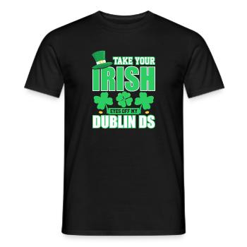 St Patrick’s Day Dublin - T-shirt homme - noir - Devant - AI Model Male 178 light (178cm)