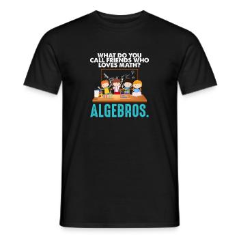 Maths drôle Maths Geek Pi Maxwell - T-shirt homme - noir - Devant - AI Model Male 178 light (178cm)