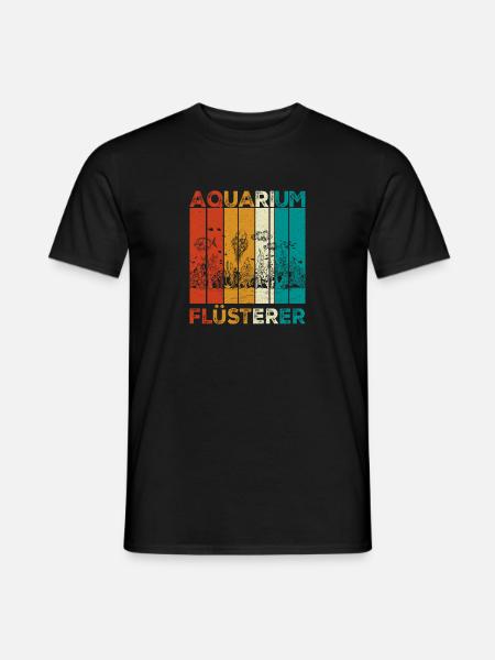 Aquarianer Aquarium lustige Sprüche - Männer T-Shirt - Schwarz