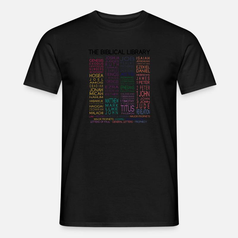 Bibel Design Gottes Wort Jesus Gott Kirche Bibel S - Männer T-Shirt - Schwarz