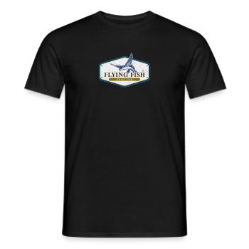 Flying Fish Spotter Plane Spotter Parody Funny Fun - Männer T-Shirt - Schwarz - Vorne - AI Model Male 178 light (178cm)