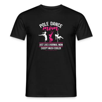 Pole Dance Mom Dancer Mother's Day Pole Fitness - T-shirt homme - noir - Devant - AI Model Male 178 light (178cm)