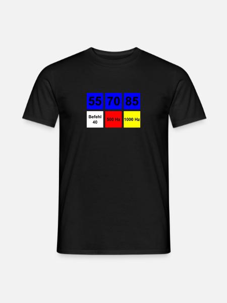 Lokführer Lustiges PZB Design Inside Joke - Männer T-Shirt - Schwarz