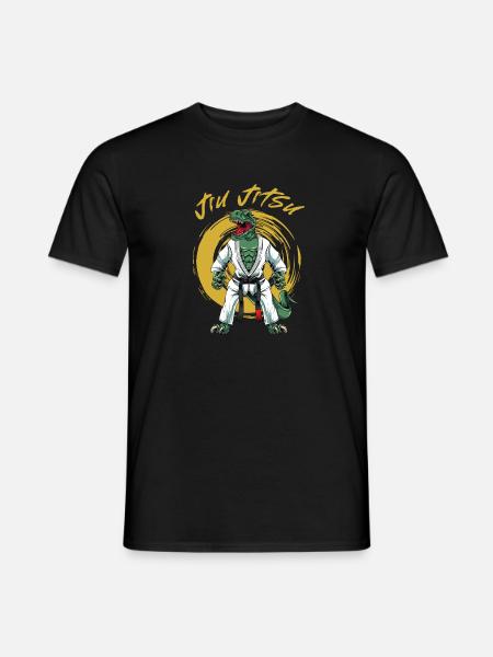 BJJ Jiu Jitsu Trex - Men's T-Shirt - black