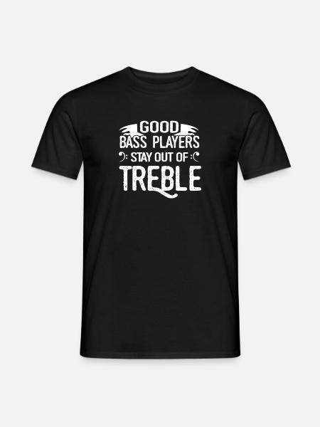 Bass Player Musician - Men's T-Shirt - black